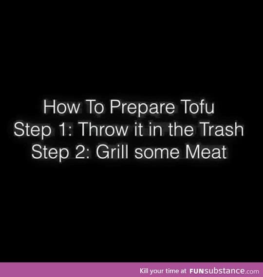 Preparing tofu