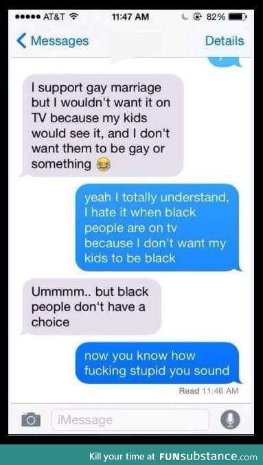 Black people don't have a choice