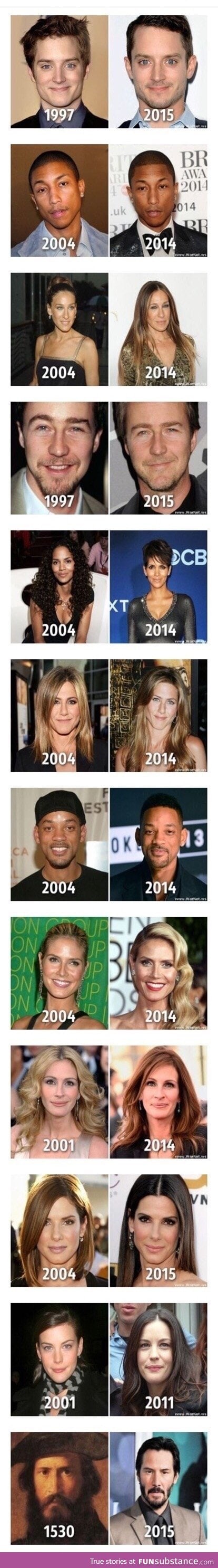 Ageless Hollywood actors