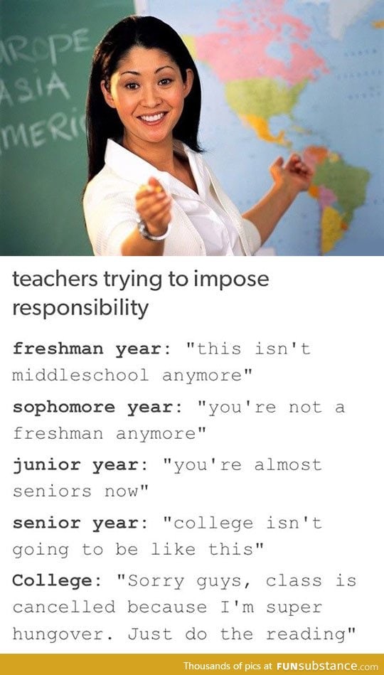 Teachers in a nutshell