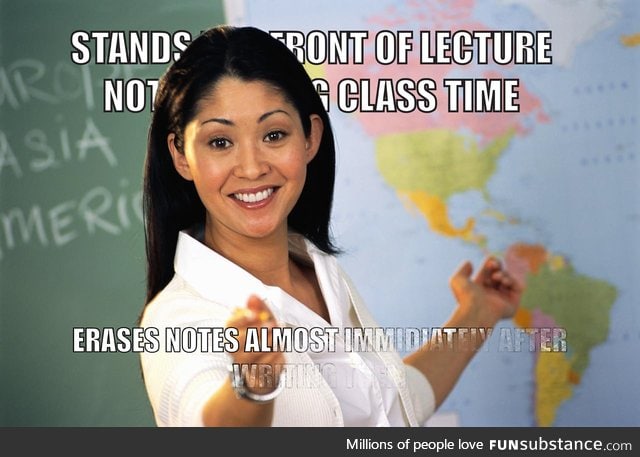 I hate this kind of teachers