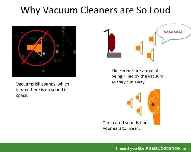 Why vacuum cleaners are so loud