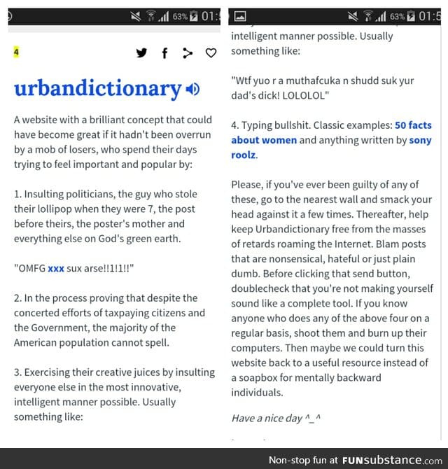 Looking up Urban Dictionary in the Urban Dictionary