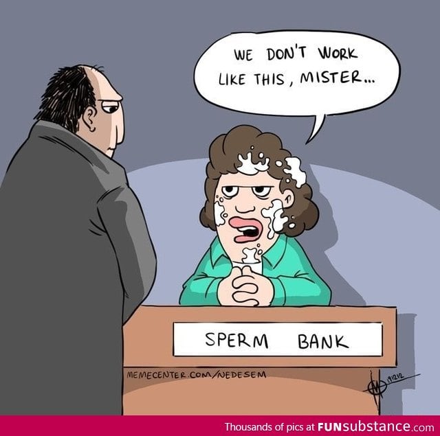 At the sperm bank