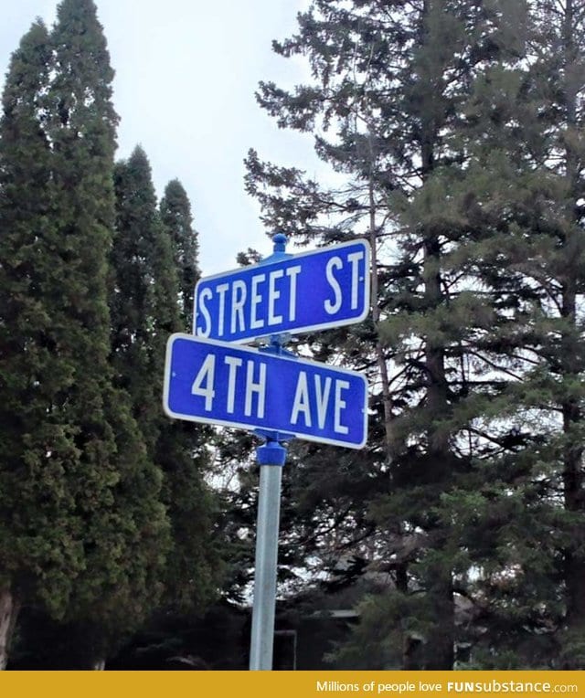 f*ck it. We'll call it St street