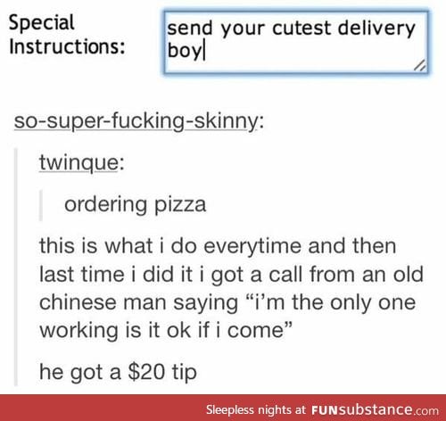 ordering pizza