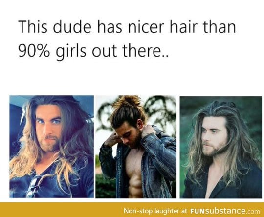 Such fabulous man hair