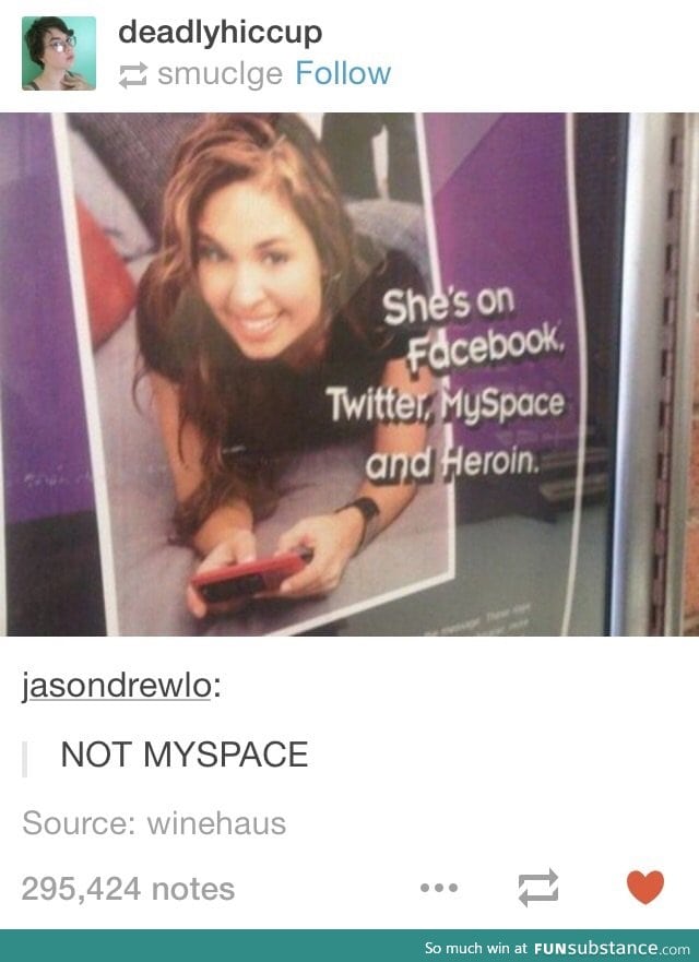 NOT MYSPACE