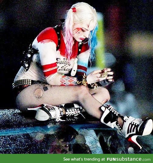 i think she's gonna be a great Harley Quinn