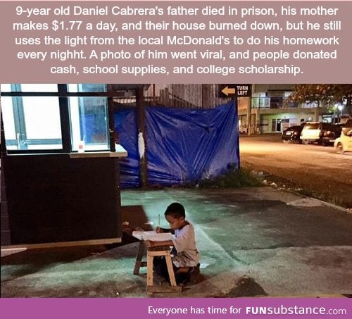 The resilience of this boy is amazing