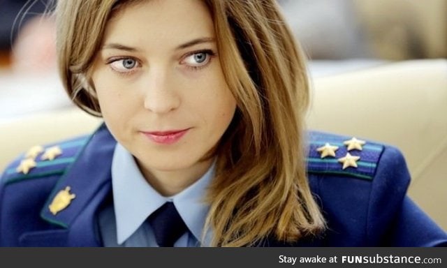 Natalia Poklonskaya, possibly the next president of the Russian Federation