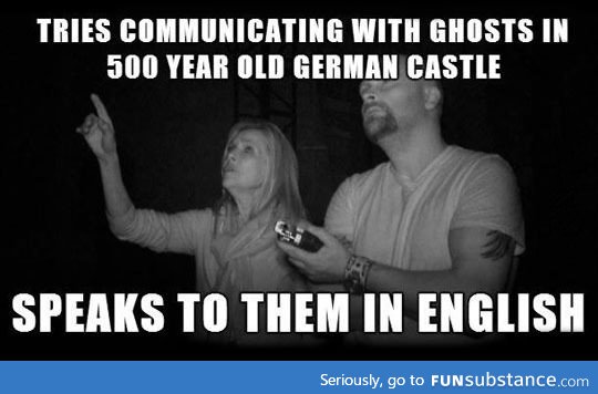 How not to communicate with ghosts