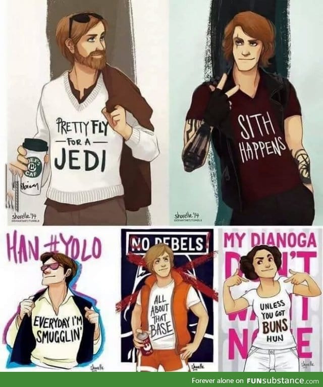 Star Wars t-shirts