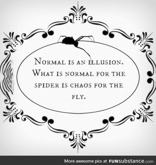 Normal is an illusion