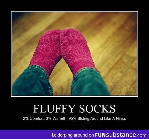 Fluffy socks