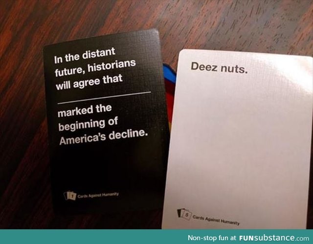 Cards against humanity