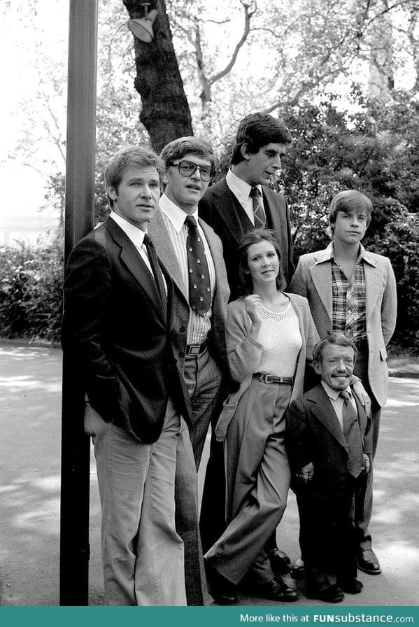 The original cast of Star Wars