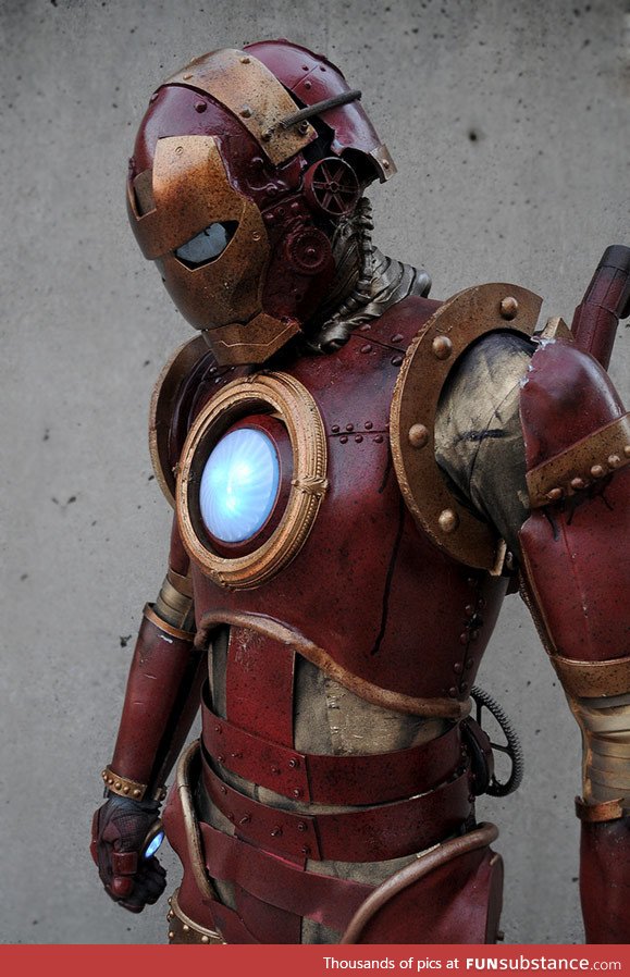 Steampunk iron man