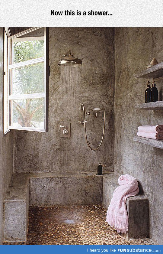 Beautiful shower place