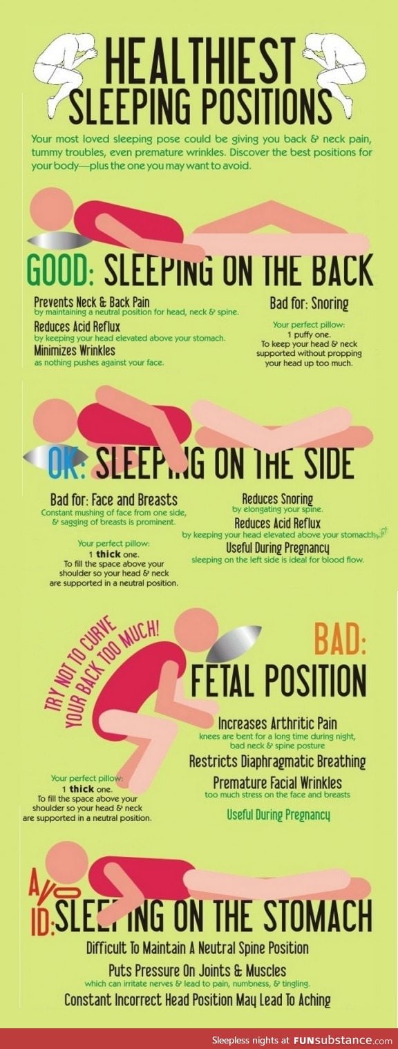 Healthiest sleeping positions