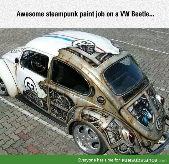 Steampunk paint job