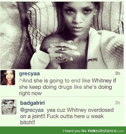 I laughed sooo hard at RiRi's Reply XD