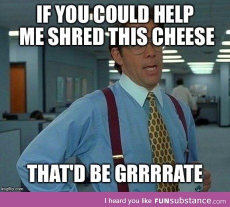 It's a cheesy pun