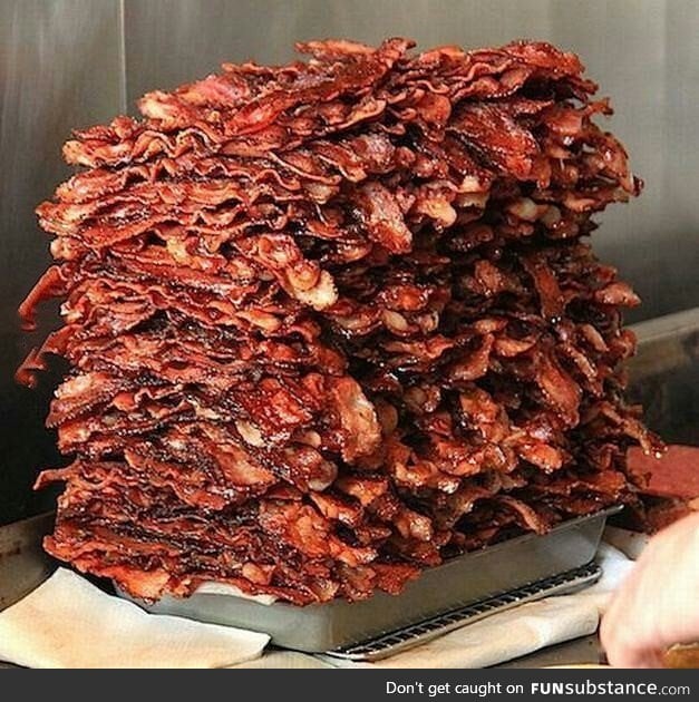 Let's take a moment to admire this pile of bacon