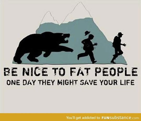 Be nice to them