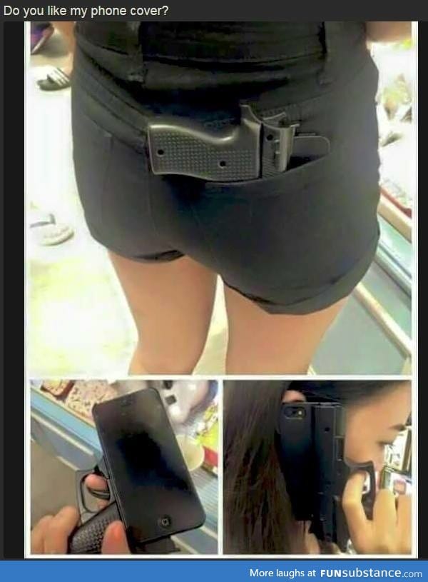 Dangerous phone cover