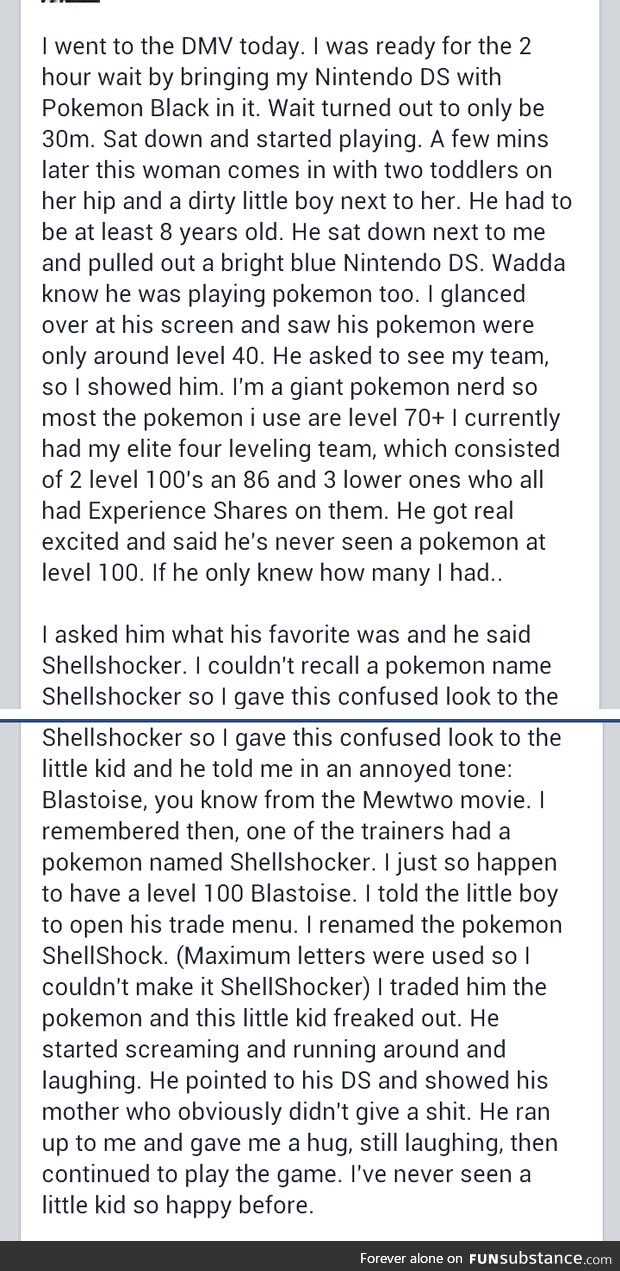 Good guy pokemon player