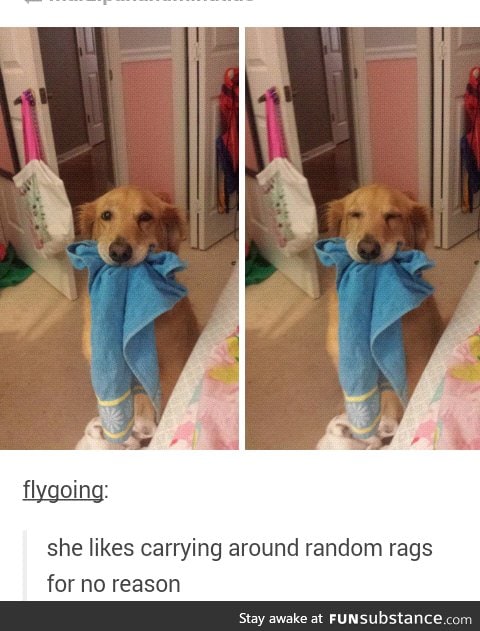 She looks so happy!
