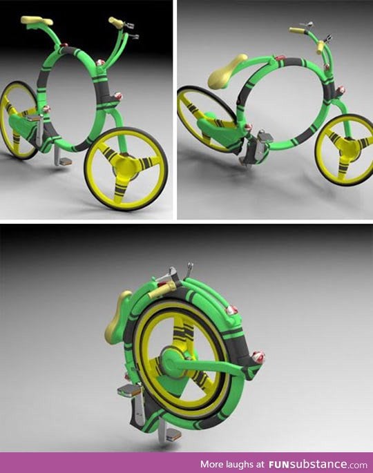 Genius folding bicycle