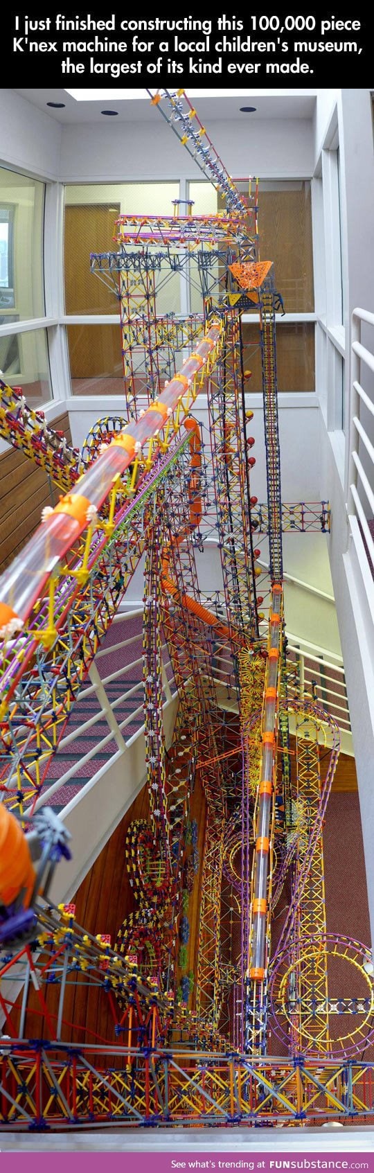 The largest K'nex machine ever made