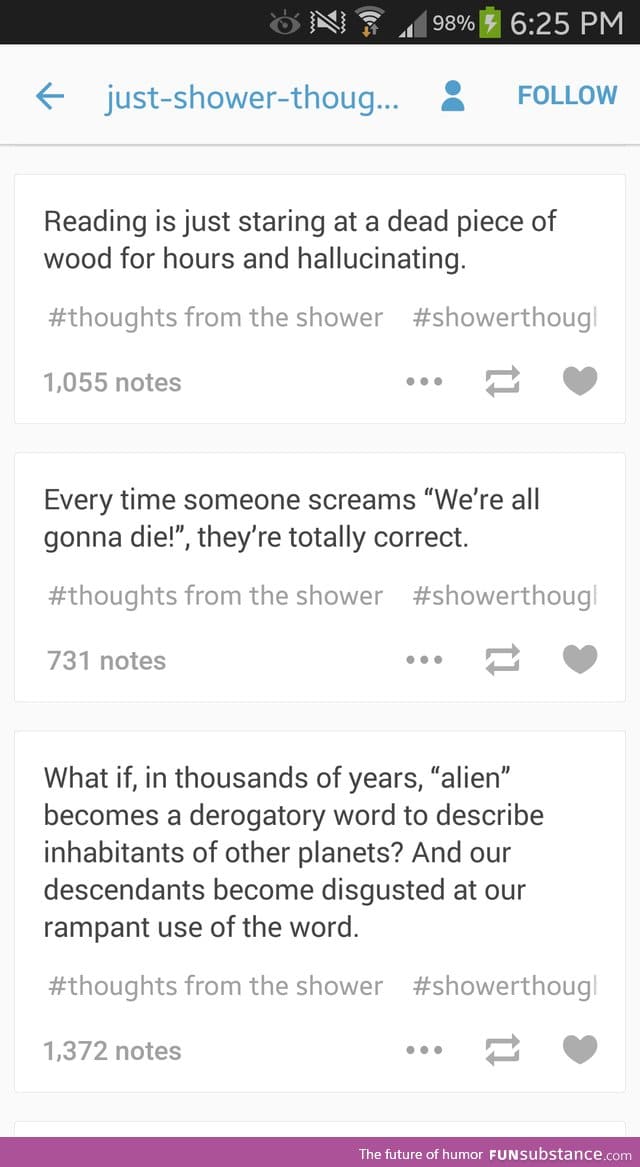 just shower thoughts