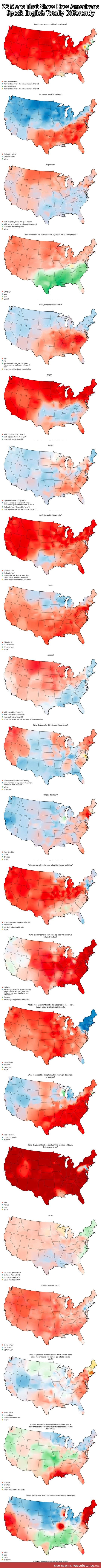 How americans speak english