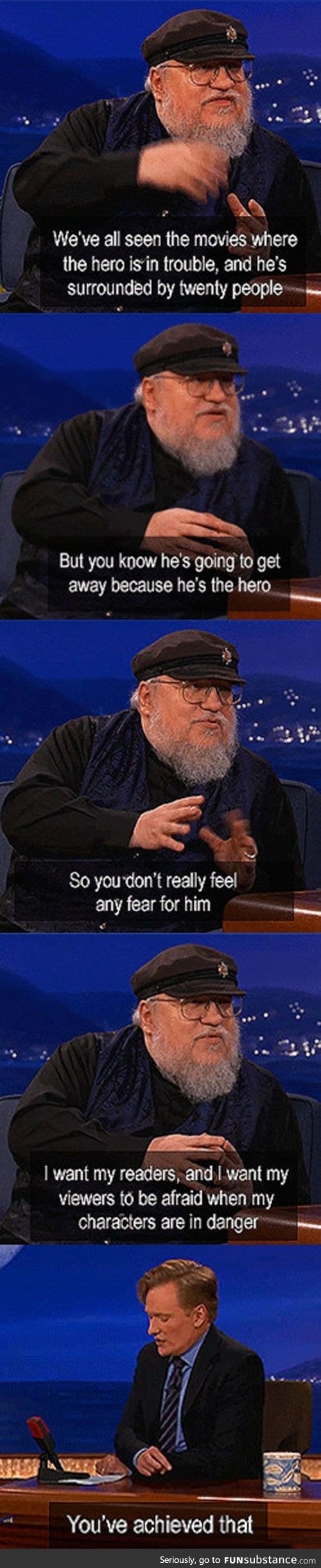 George RR Martin achieved it