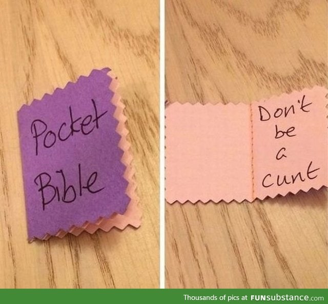 Pocket bible