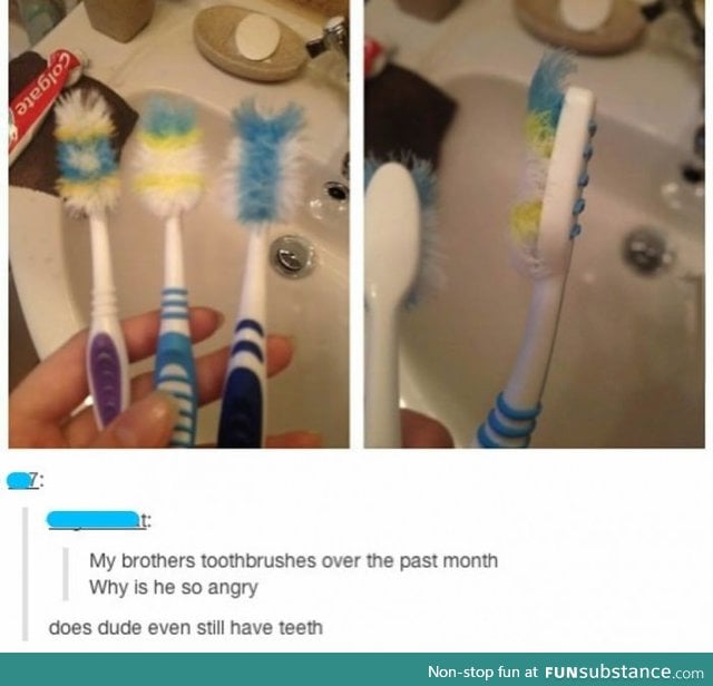 Brutal toothbrush