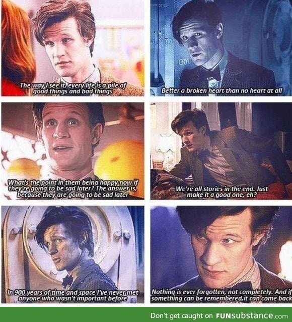 The Doctor's wisdom