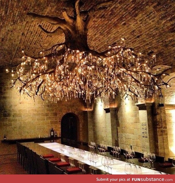 Tree chandelier