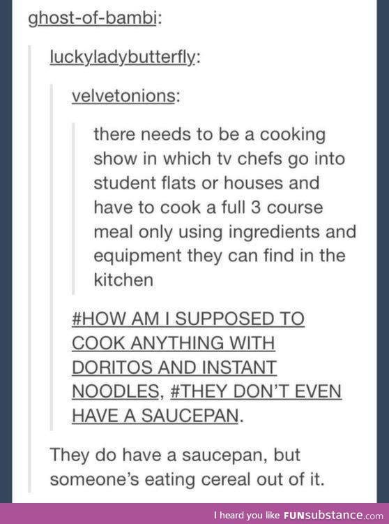 Gordon Ramsay: "This kitchen is so under-equipped, Bear Grylls wouldn't last one day!"