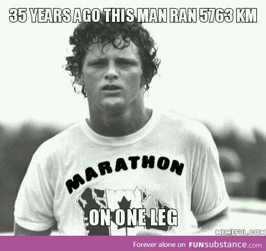 Terry Fox, a Canadian hero