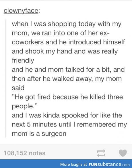 Her mom should get an award