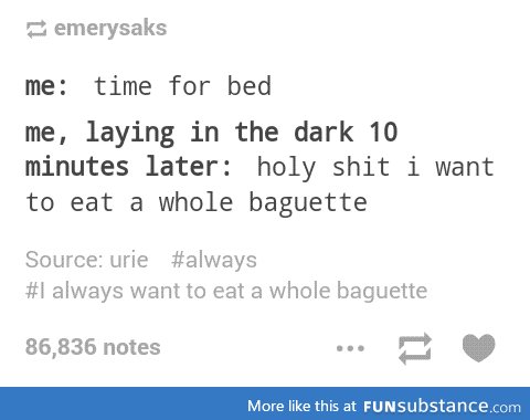 Wtf does a baguette taste like