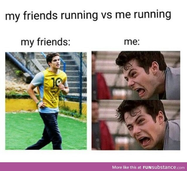 I can't run