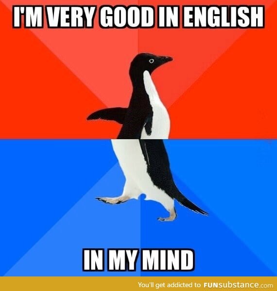 As a non native language