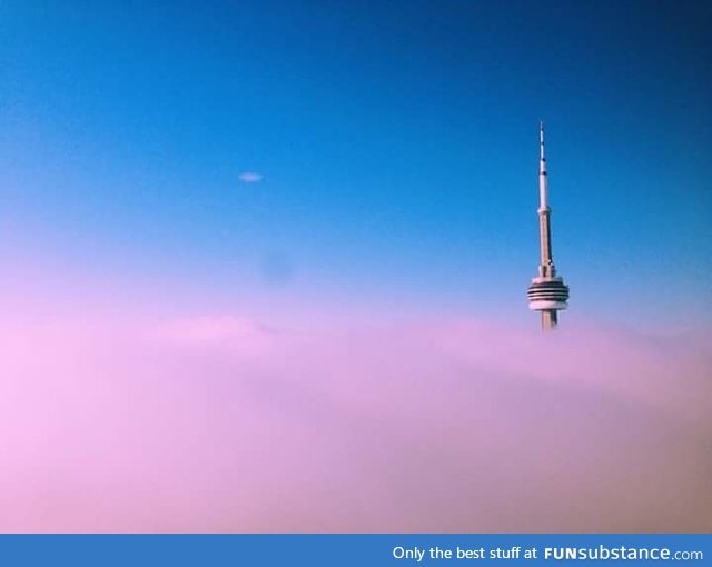 Cotton candy skies in Toronto