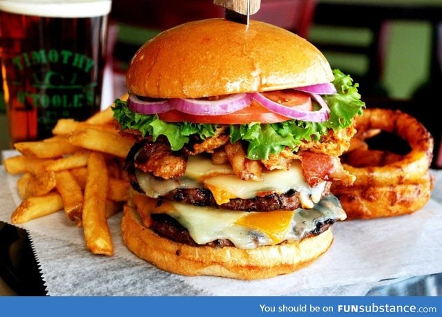 Double bacon cheeseburger