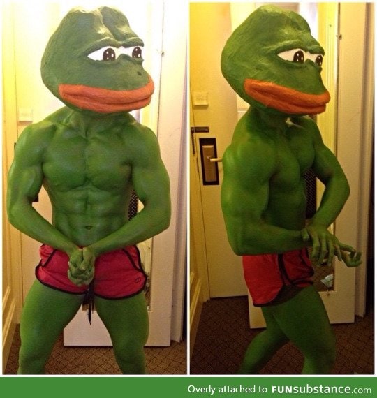 GUYS I FOUND A PEPE COSPLAY